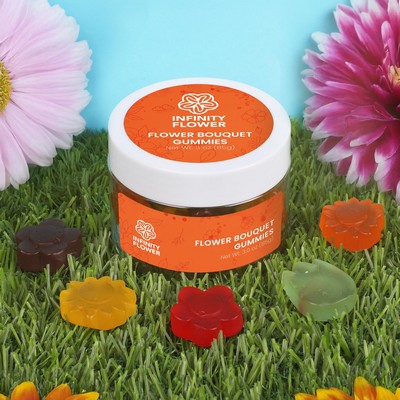 Flower Bouquet Gummies: Small Jar