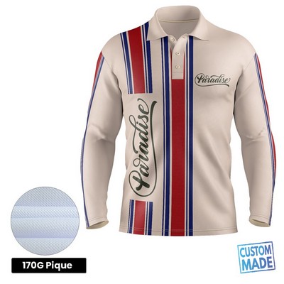 Unisex & Kids' Sublimation Quarter Zip Pullover - Pique