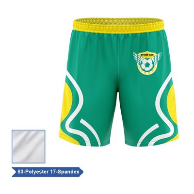 Unisex & Kids' Sublimation Premium Poly Spandex Training Shorts