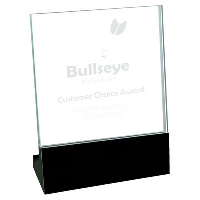 4 1/2" x 5 1/2" Glass Stand Up