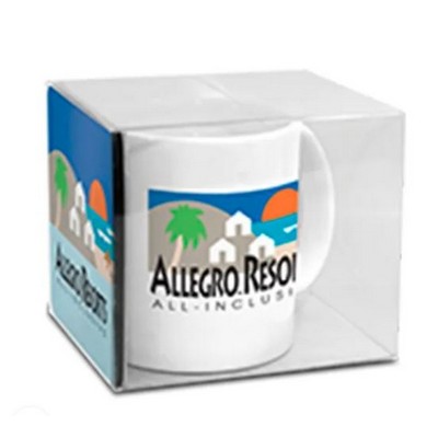 11 Oz. Mug & Coaster Set Acetate Gift Box