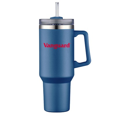 Aqueduct-III 40 Oz. Tumbler Mug w/Straw (Double Walled)