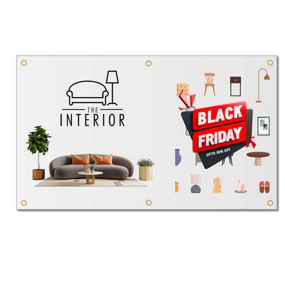 13oz Full Color UV Printed Vinyl Banner - per sq ft