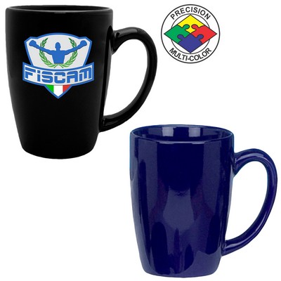 14 Oz. Cobalt Blue Tall Bistro Challenger Mug - Dishwasher Resistant - Precision Spot Color