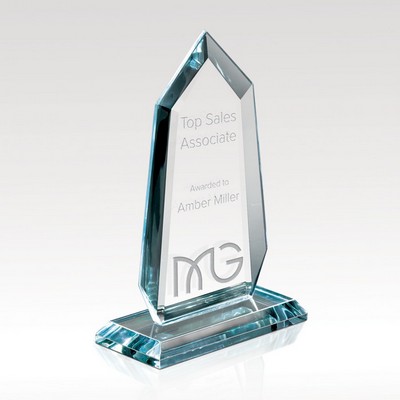 Jade Glass Award 10" Excalibur