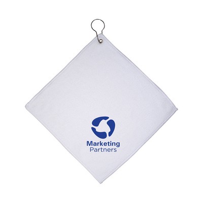 Microfiber Golf Towel With Grommet And Hook