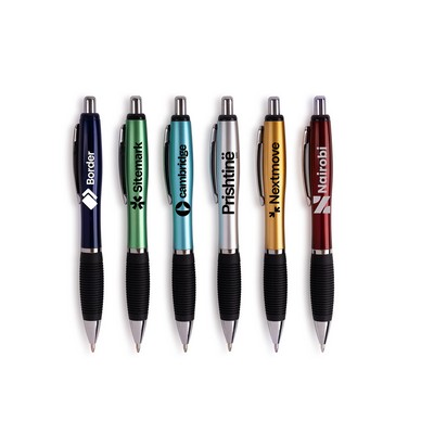 El-Gripper Click Pen - Silver Accents