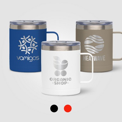 Glamping - 14 oz. Double-Wall Stainless Mug - Laser