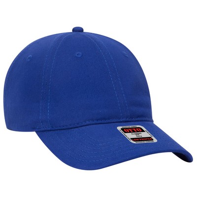 OTTO Brushed Bull Denim 6 Panel Low Profile Baseball Cap