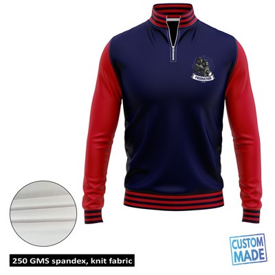 Unisex & Kids' Sublimation 250G Lightweight Quarter Zip Sweatshirt
