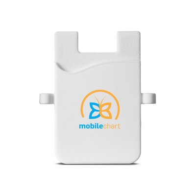 Silicone Smartphone Pocket with Earbud Loops