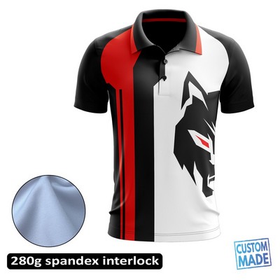 Unisex & Kids' Sublimation Performance Short Sleeve Heavyweight Polo - 280G