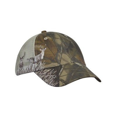 Realtree Hardwoods HD® Camouflage Hunting-Buck Mesh Cap