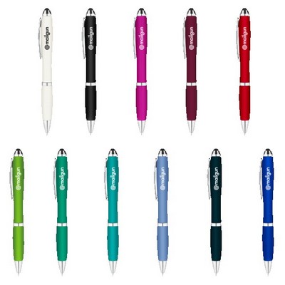 Metallic Curvaceous Ballpoint Stylus