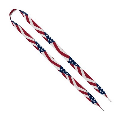 3/4" Dye-Sublimated Waffle-Weave Shoelaces (pair)