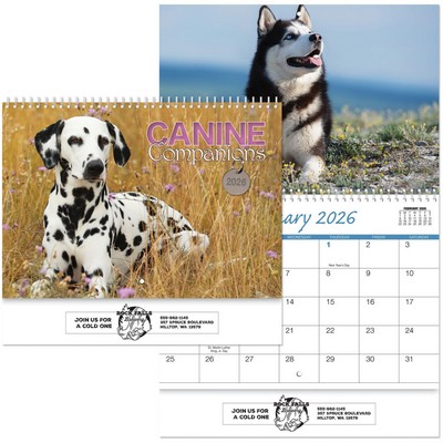 Canine Companions Wall Cal Spiral