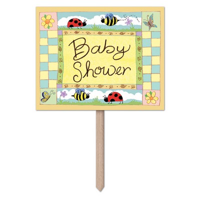 B Is For Baby Yard Sign