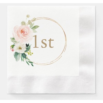 Full Color 3ply Coined Beverage Napkin