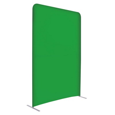 5'W x 90"H EuroFit Straight Wall Green Screen Kit