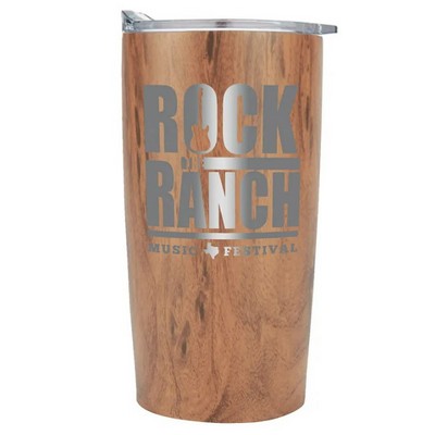 20 Oz. Trekkie Wood Grain Tumbler
