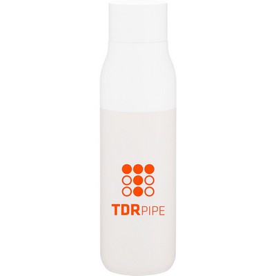 17 oz Larq Twist Top Bottle (Granite White)
