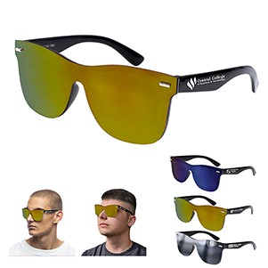 "DEL MAR TIDE" Rimless Reflective Sunglasses