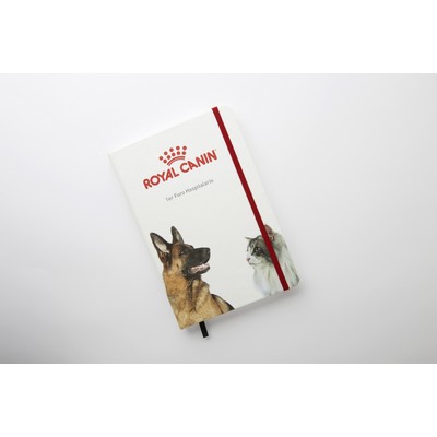 Passport A6 Pic Full Cover Printed Notebook (3.5"x5.5") - includes branded pages