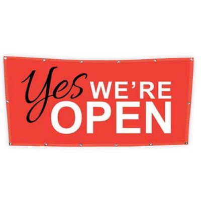 6.5 Oz. Single-Sided Outdoor Canvas Banner (10'x4')