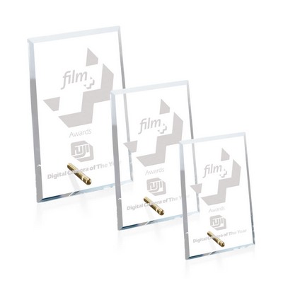 Windsor Rectangle Vertical Award - Gold