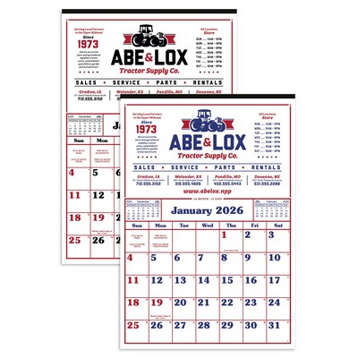 Commercial 12-Sheet Calendar
