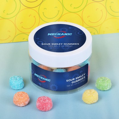 Sour Smiley Gummies: Small Jar