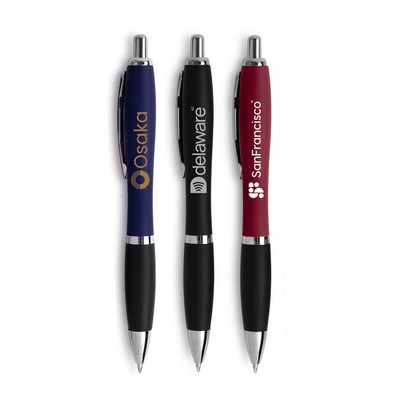 Basset Satin Soft Touch Click Pen