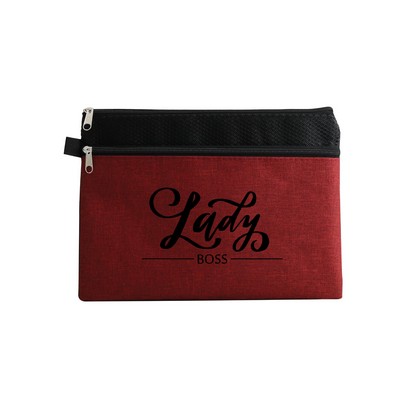 Zippered Pouch - 9.75"x7"
