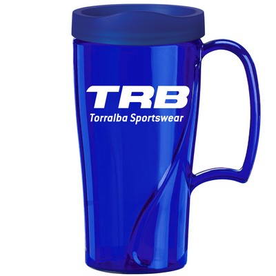 16 Oz. Arrondi™ Travel Mug with Low Profile Lid - Made in the USA