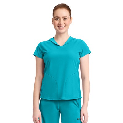 Infinity GNR8 - Women's 2-Pocket Mock-Wrap V-Neck Top