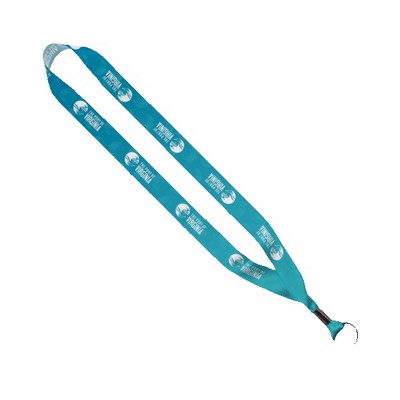 7/8" Dye-Sublimated Satin Ribbon Lanyard