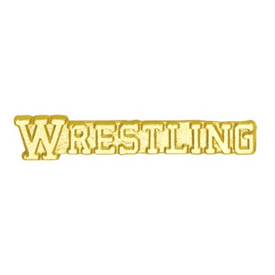 Wrestling Chenille Lapel Pin