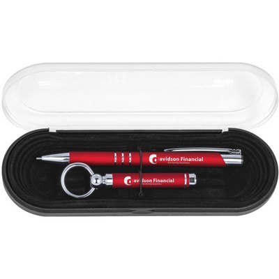 Delane Pen & Keychain Gift Set