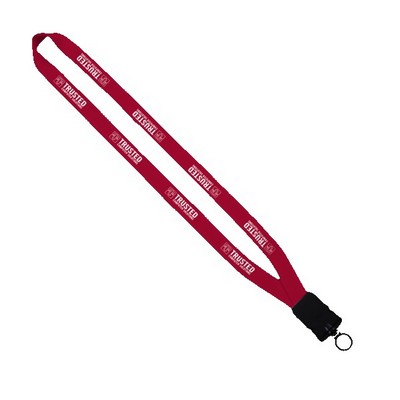 5/8" Polyester Lanyard with Plastic Snap Buckle Release