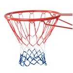 Bsktbll Net,Braided Nylon,RWB