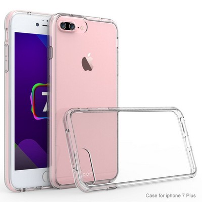 iPhone® 7 Plus & 8 Plus Clear Hard Shell Case w/TPU Bumpers