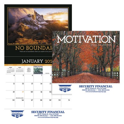 Motivation Appointment Calendar (Motivational Quotes) - Stapled