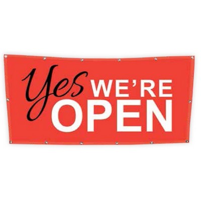 6.5 Oz. Single-Sided Outdoor Canvas Banner (6'x3')