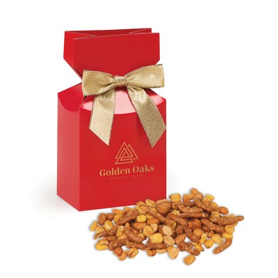 Red Premium Delights Gift Box w/Sweet & Salty Mix