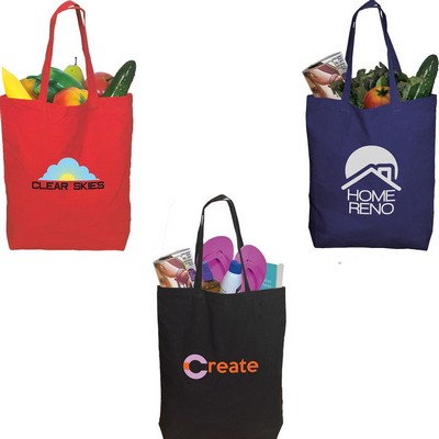 5.5 oz Colored Cotton Tote Bag
