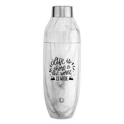 Snowfox® 24 Oz. Marble Cocktail Shaker