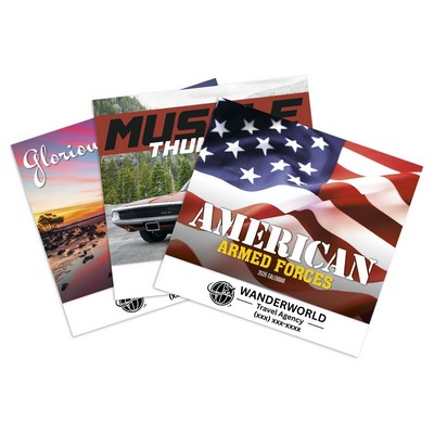 2026 13 Month Wall Calendars: Patriotic, Muscle Car and Landscape