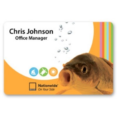 Full Color Name Badge w/Personalization (2.5x3.75") Rectangle