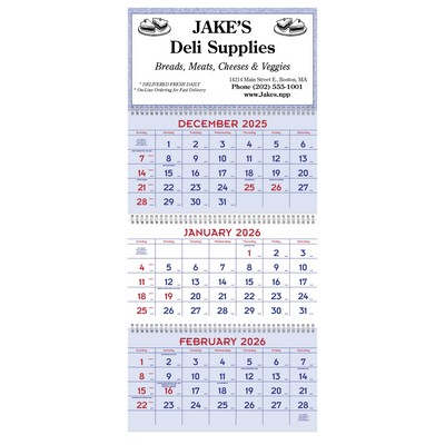 Red & Blue Commercial Planner