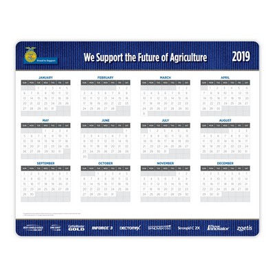 Fabric Surface Heavy-Duty Backing Counter Mat (16"x20"x1/4")